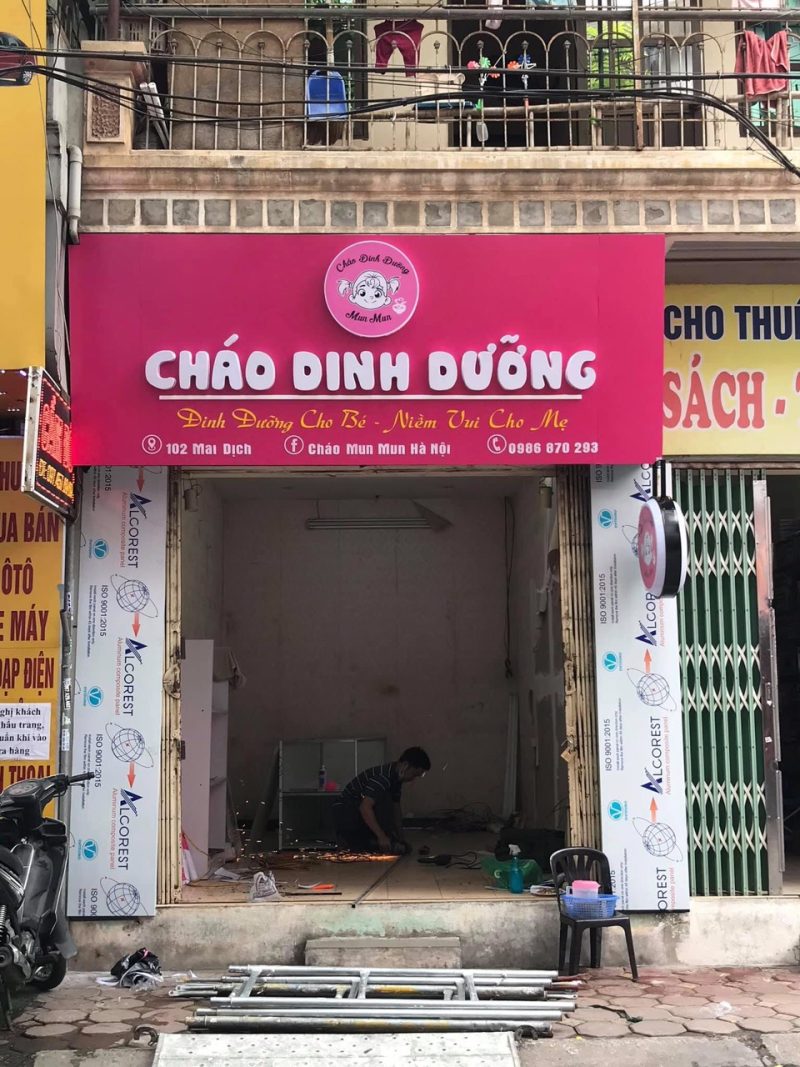 Bảng Hiệu Alu Chữ Nổi 15